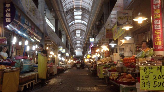 釜田市場内の風景その2